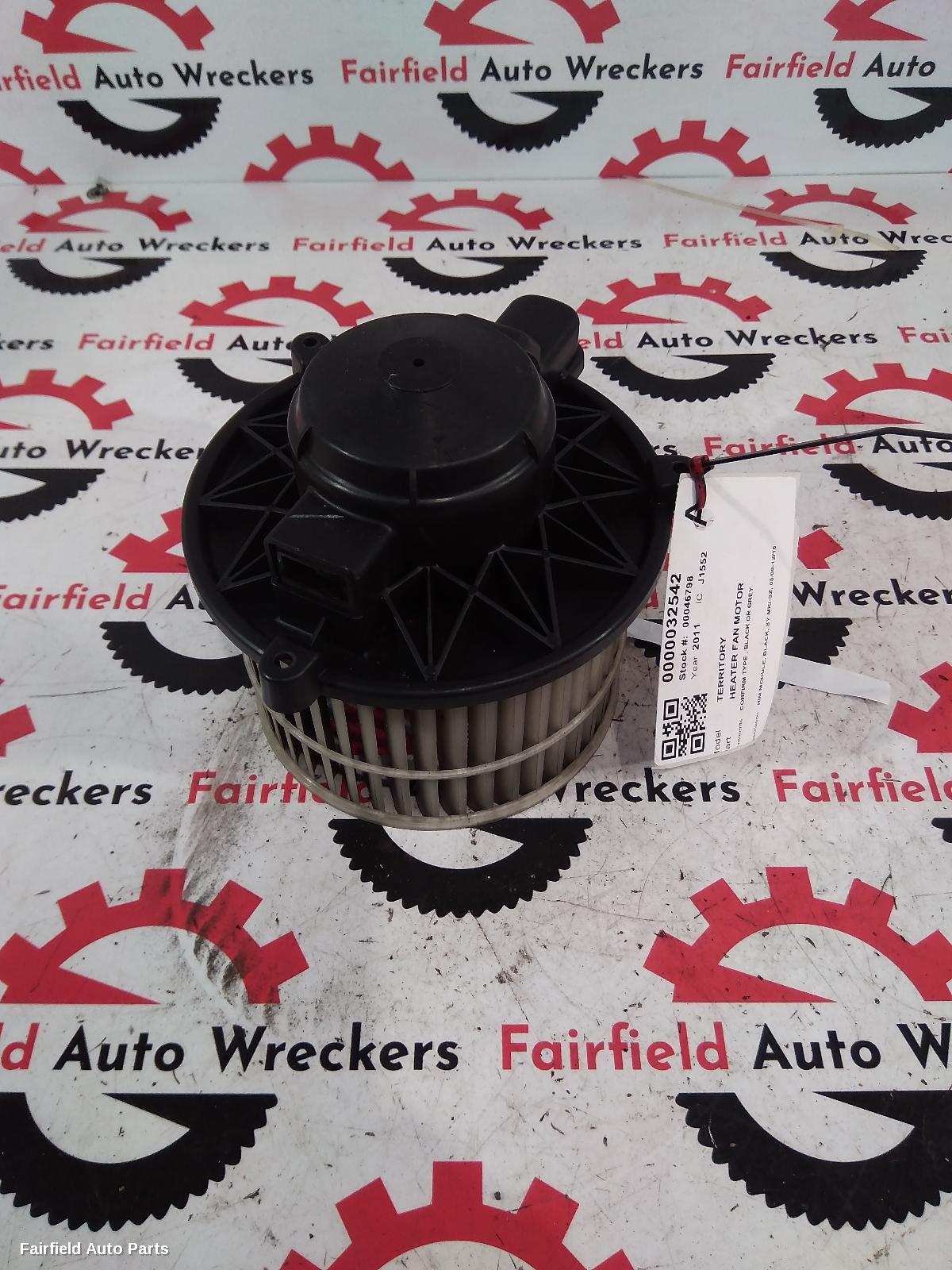 2009-2016 Ford Territory Heater Fan Motor