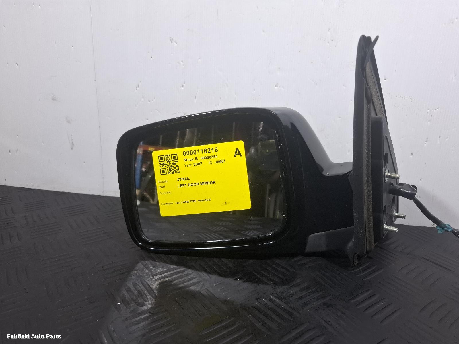 2001-2007 Nissan Xtrail Left Door Mirror