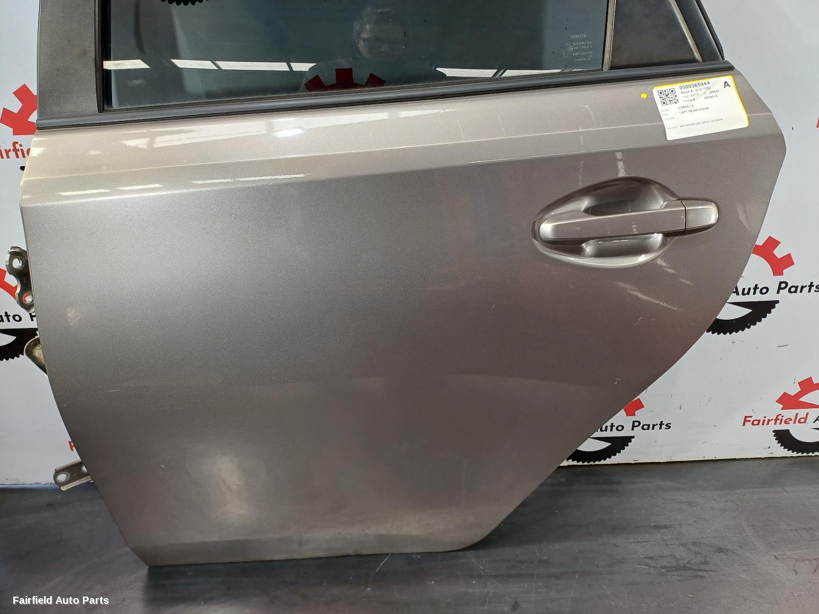 2012-2018 Toyota Corolla Left Rear Door Sliding