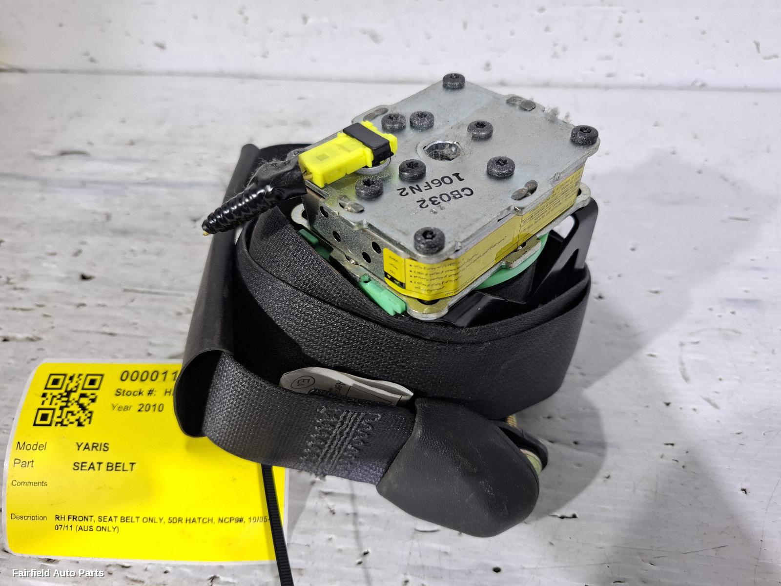 2005-2011 Toyota Yaris Seatbelt Stalk