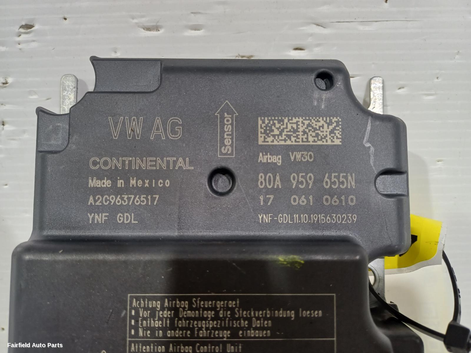 2017-2025 Audi Q5 Airbag Module Sensor