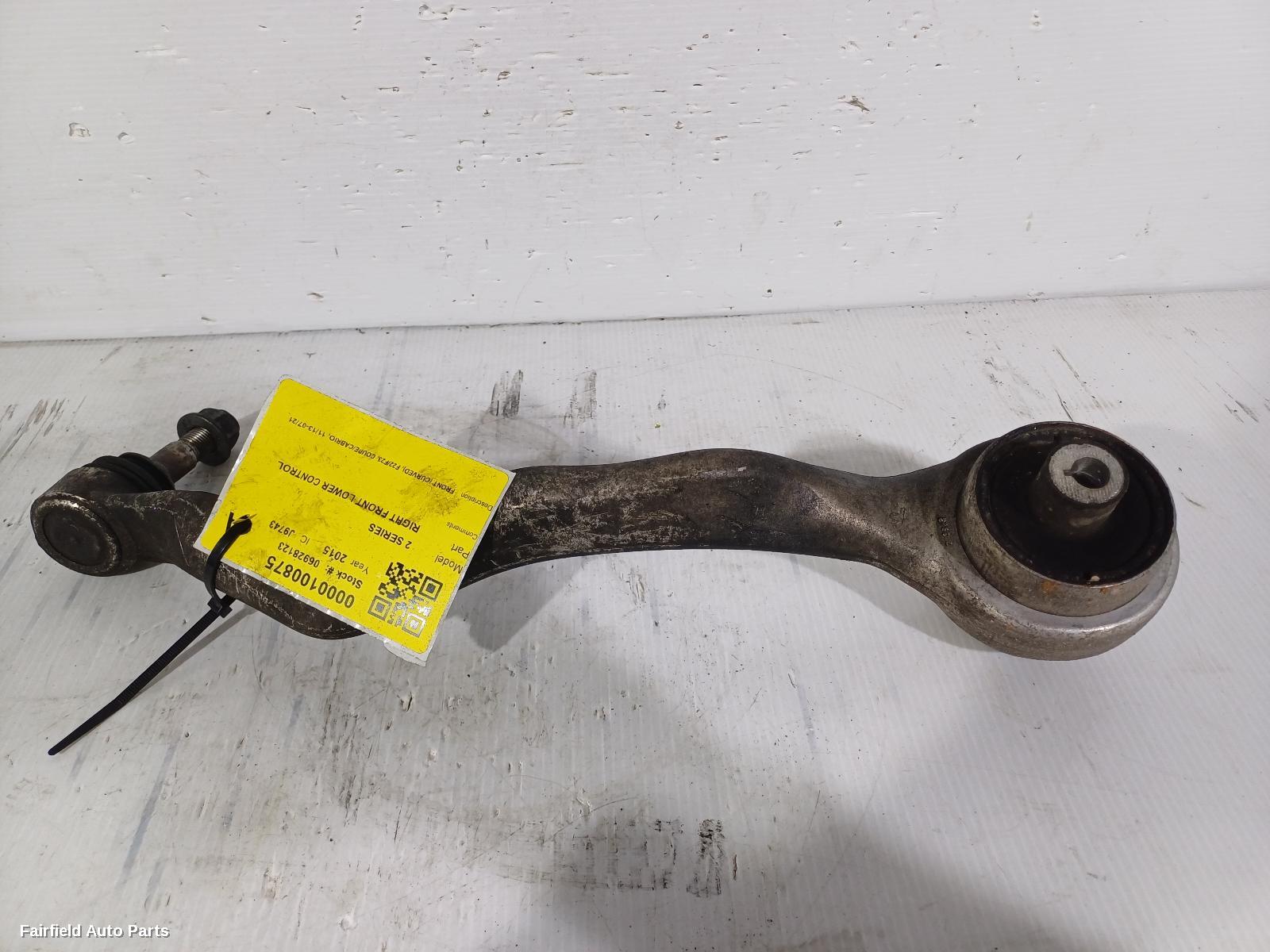 2013-2021 Bmw 2 Series Right Front Lower Control Arm