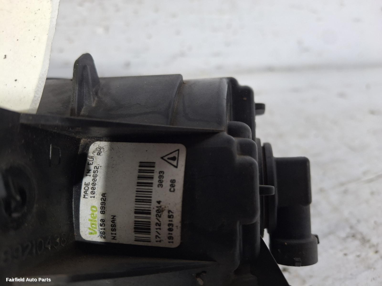 2015-2018 Nissan Juke Right Indicator Fog Side