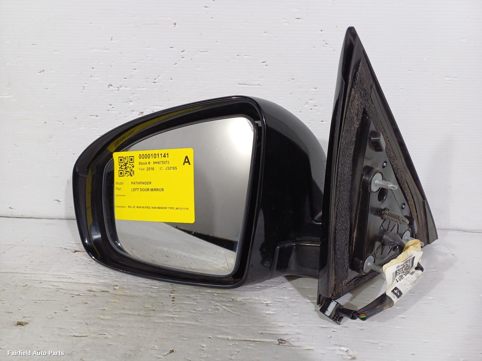 2013-2016 Nissan Pathfinder Left Door Mirror