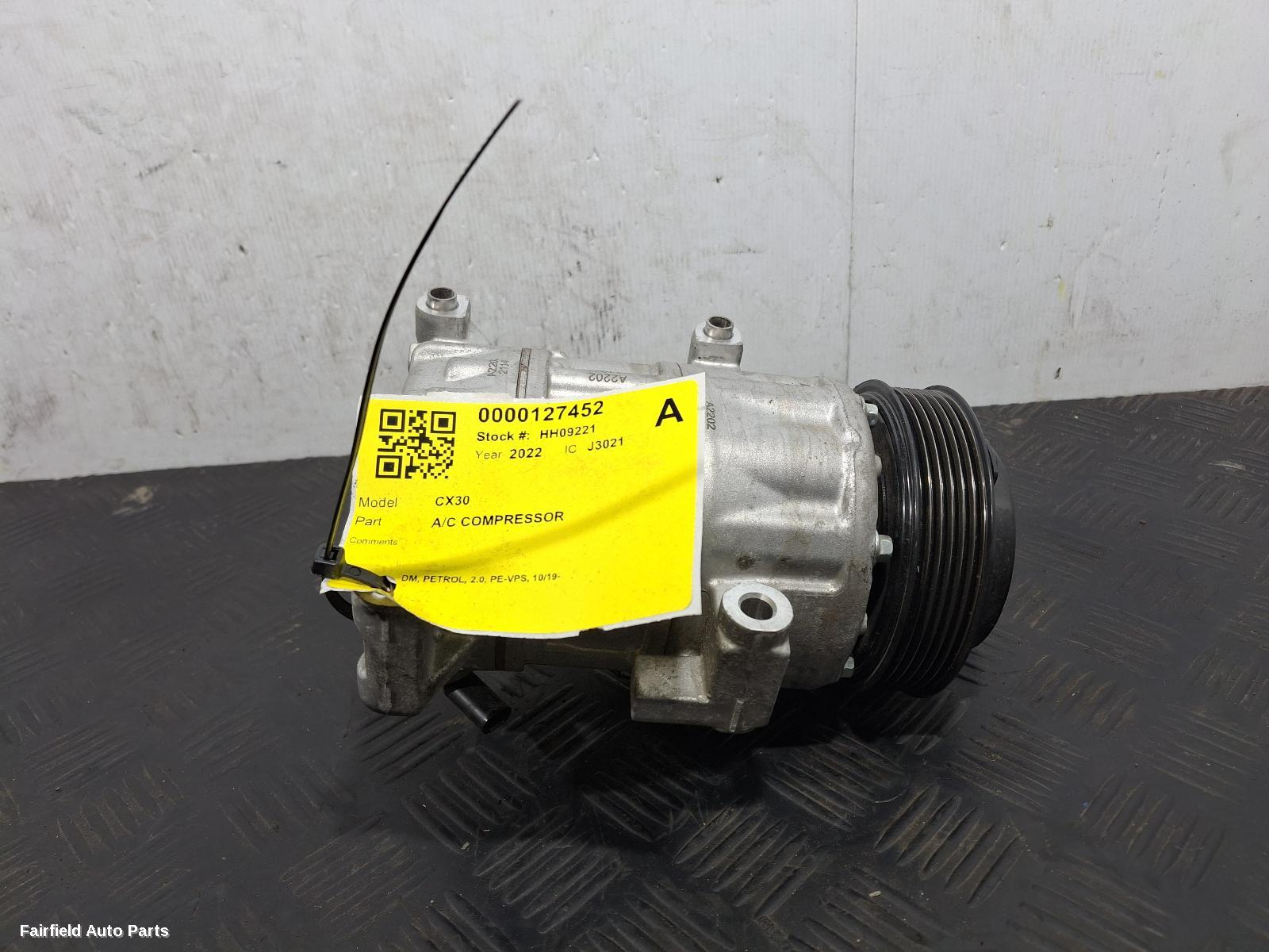 2019-2025 Mazda Cx30 A C Compressor