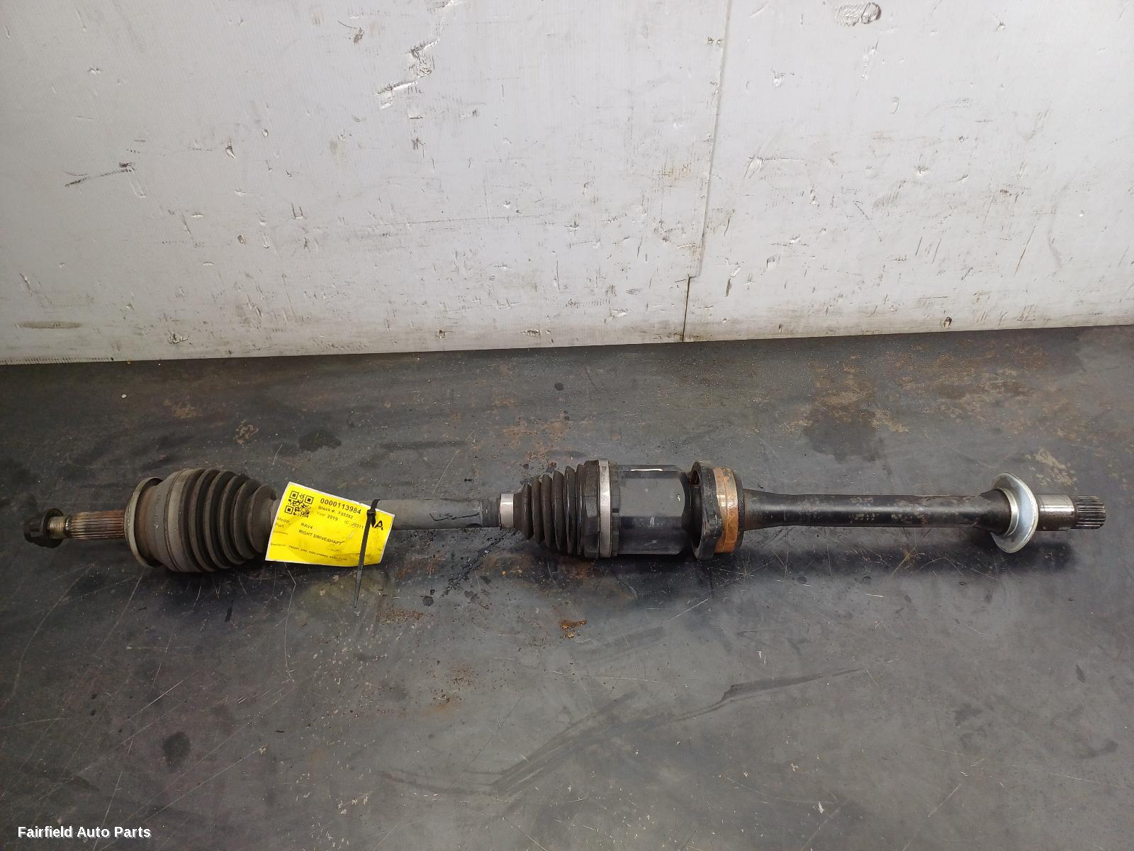 2018-2025 Toyota Rav4 Right Driveshaft