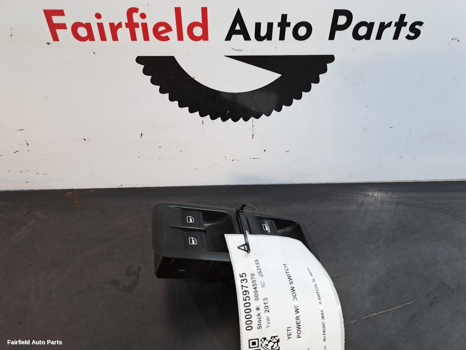 2011-2017 Skoda Yeti Pwr Dr Wind Switch