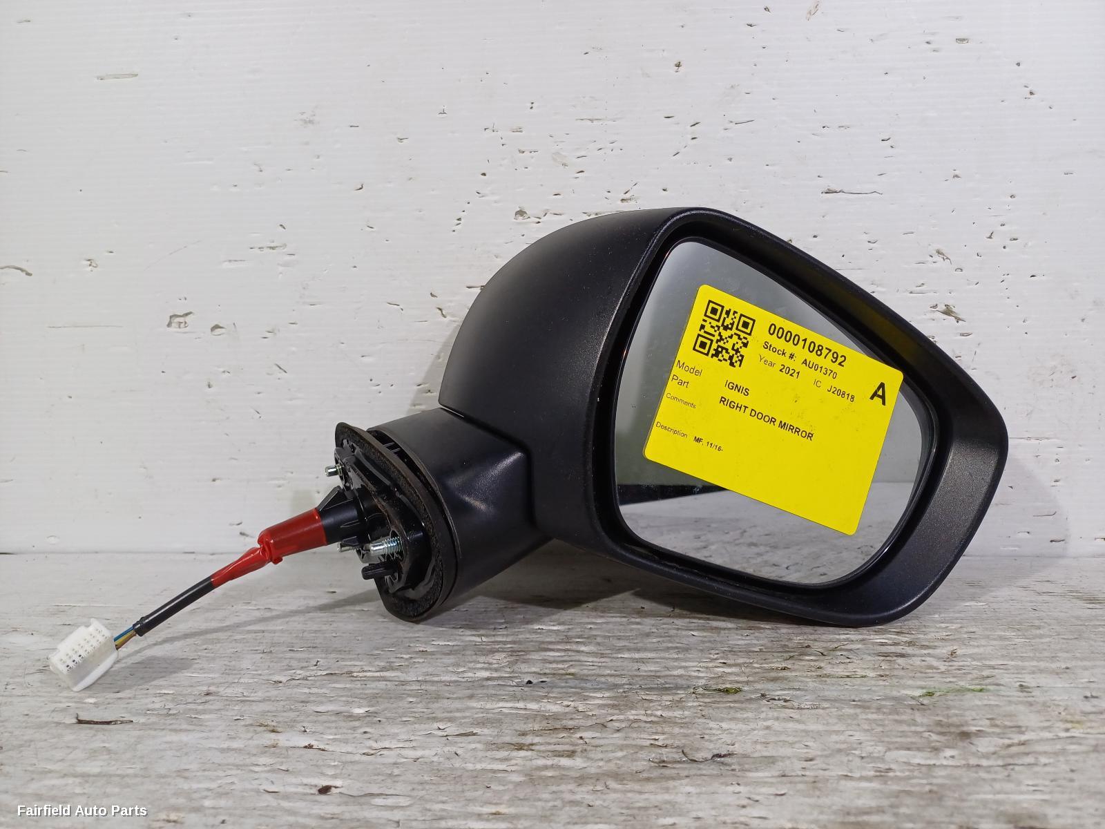 2016-2025 Suzuki Ignis Right Door Mirror