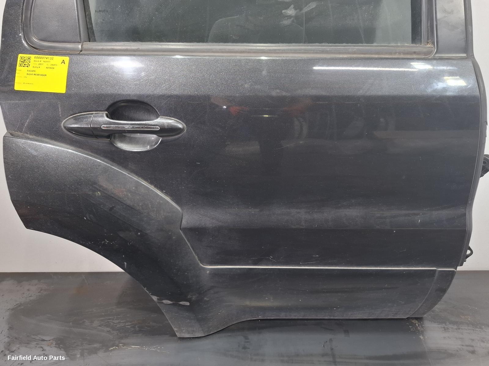 2008-2012 Ford Escape Right Rear Door Sliding