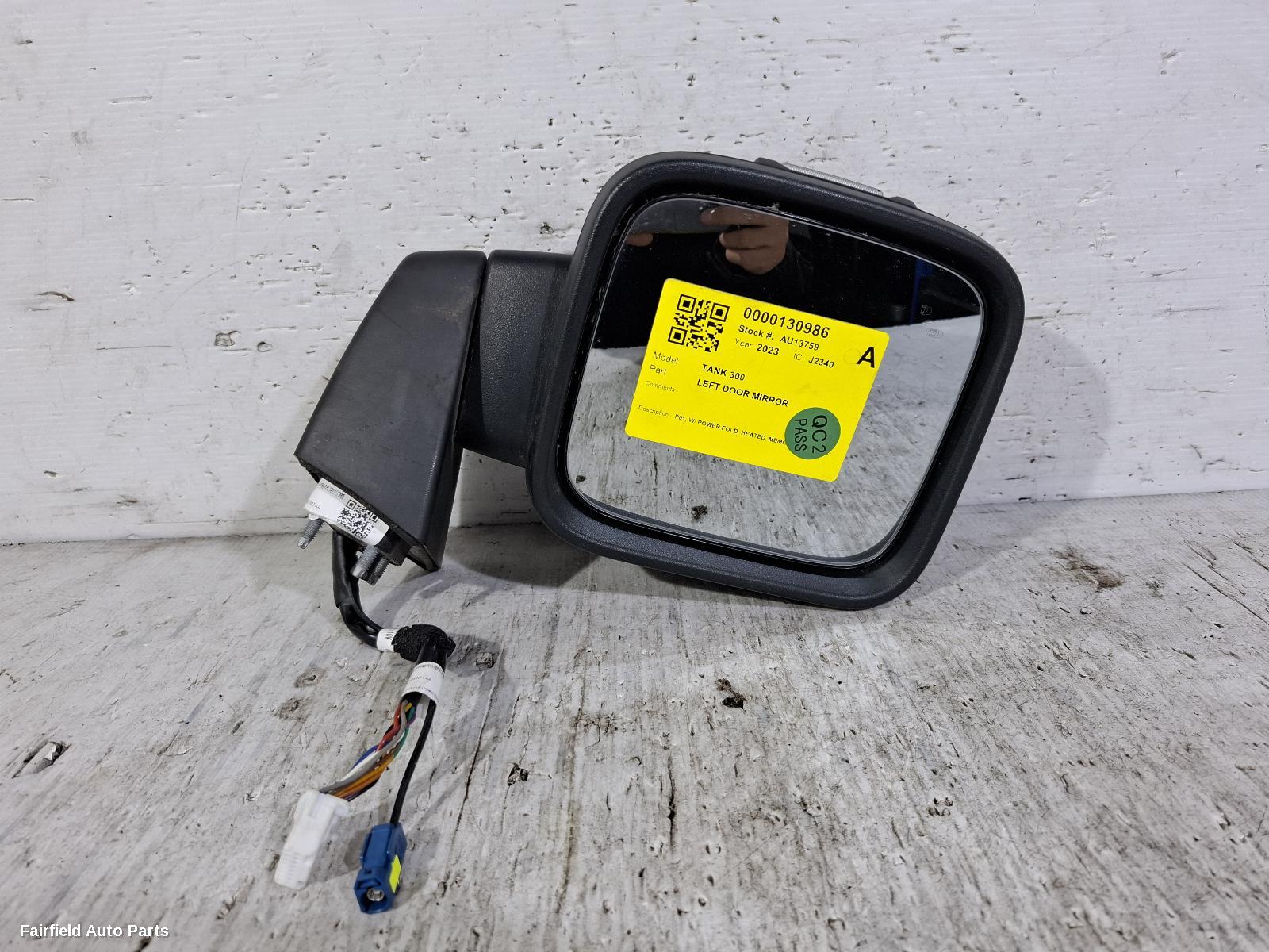 2022-2025 Great Wall Tank 300 Left Door Mirror