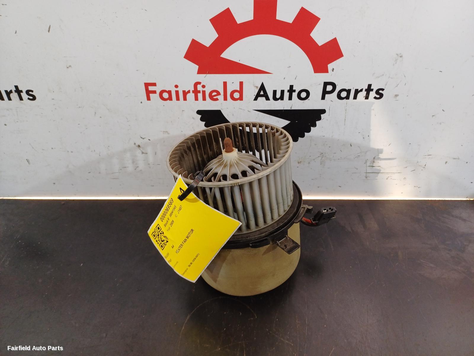 2008-2011 Audi A4 Heater Fan Motor