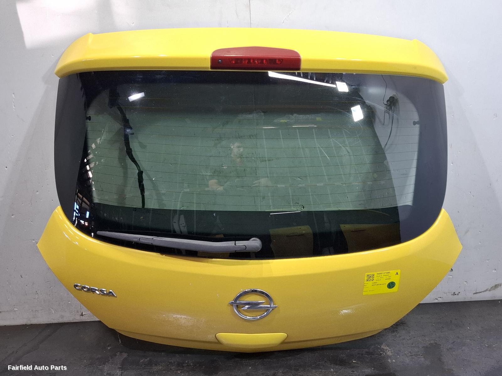 2012-2014 Opel Corsa Bootlid Tailgate