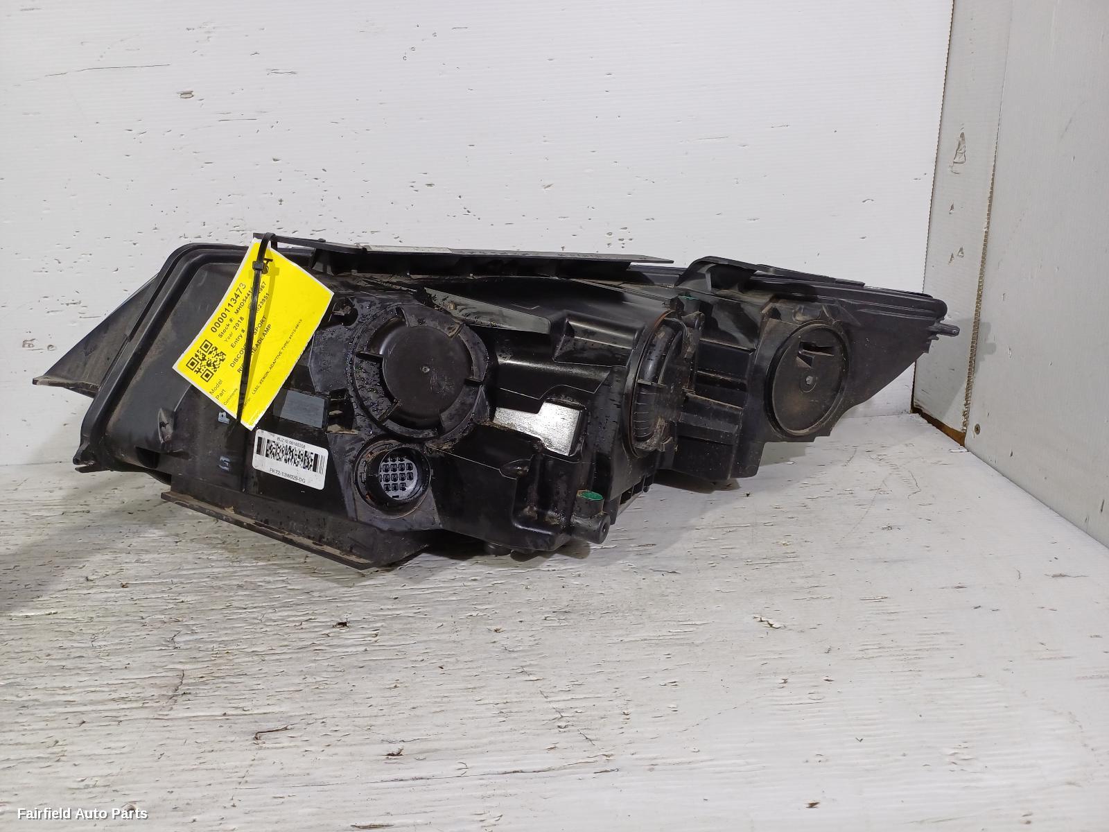 2015-2019 Land Rover Discovery Sport Right Headlamp