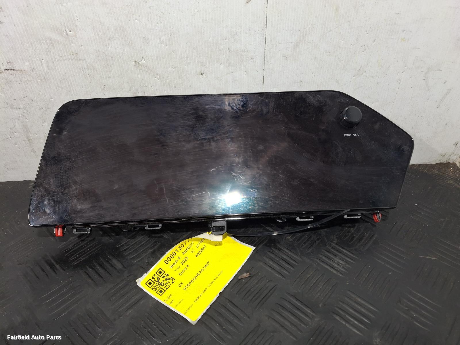 2022-2023 Lexus Ux Radio Cd Dvd Sat Tv