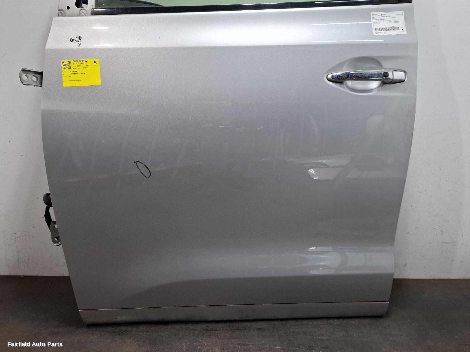 2008-2015 Toyota Alphard Left Front Door