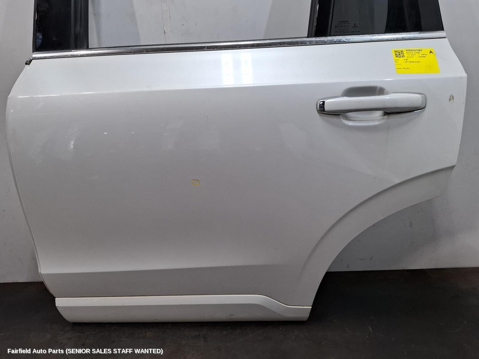2015-2026 Volvo Xc90 Left Rear Door Sliding