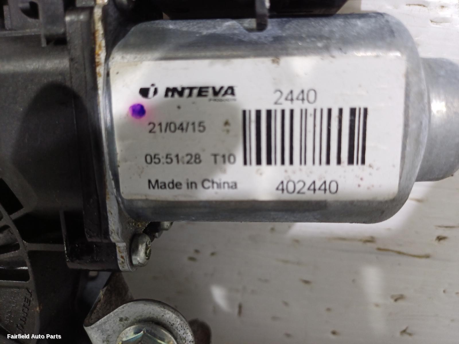 2011-2019 Hyundai Accent Right Front Window Reg Motor