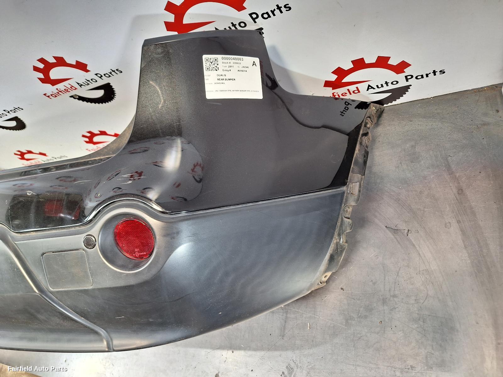 2010-2014 Nissan Dualis Rear Bumper
