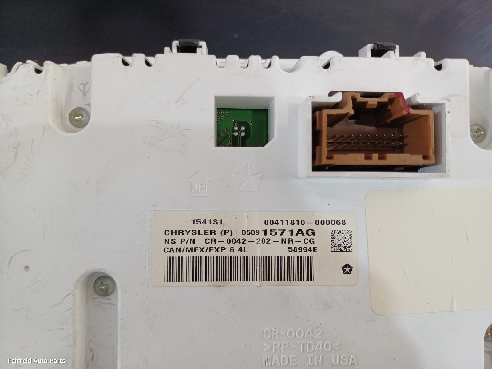 2013-2022 Jeep Grandcherokee Instrument Cluster