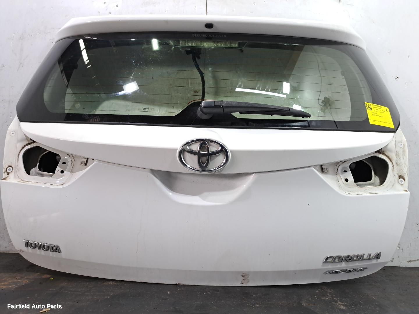 2012-2015 Toyota Corolla Bootlid Tailgate