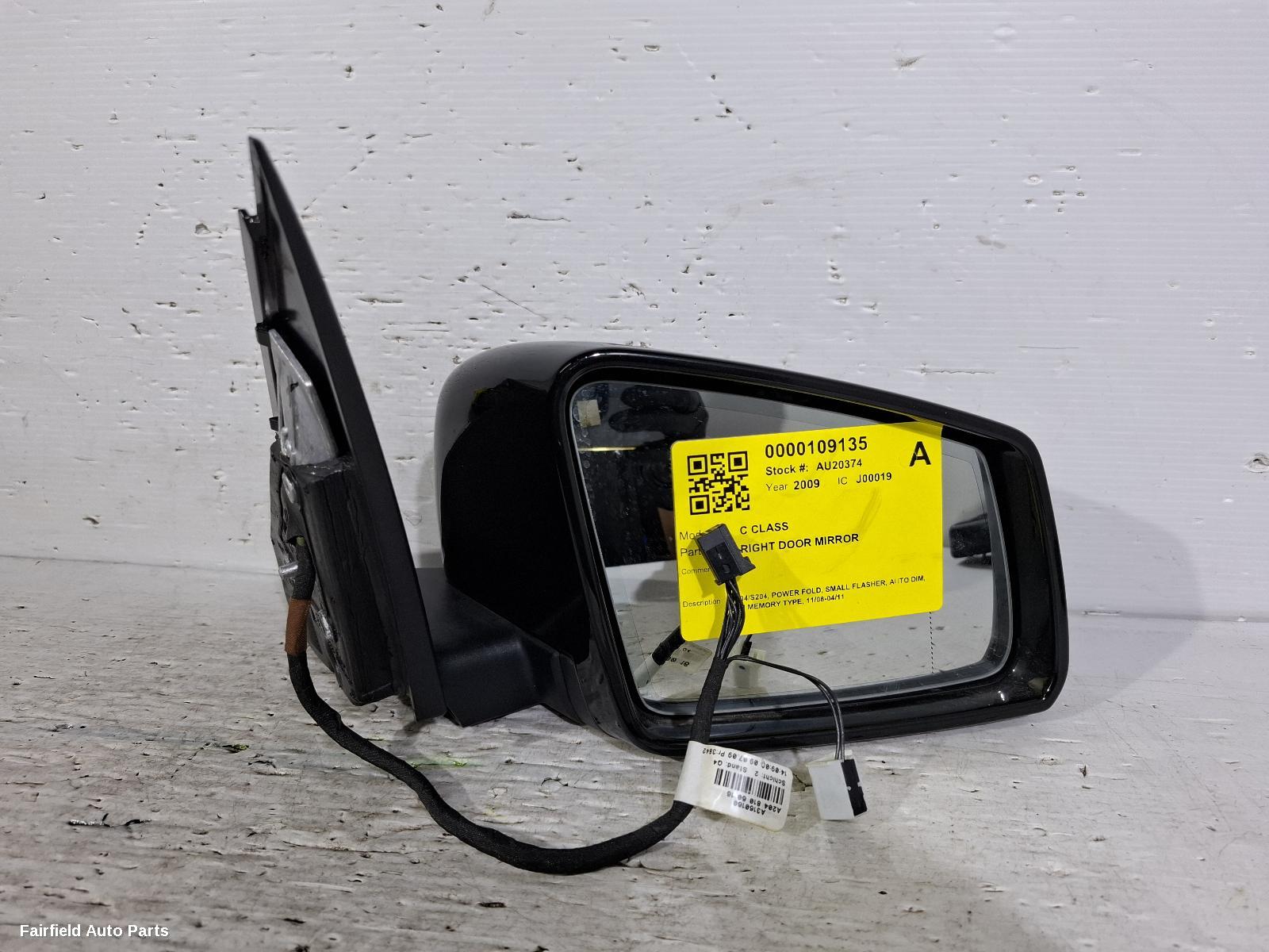2008-2011 Mercedes C Class Right Door Mirror
