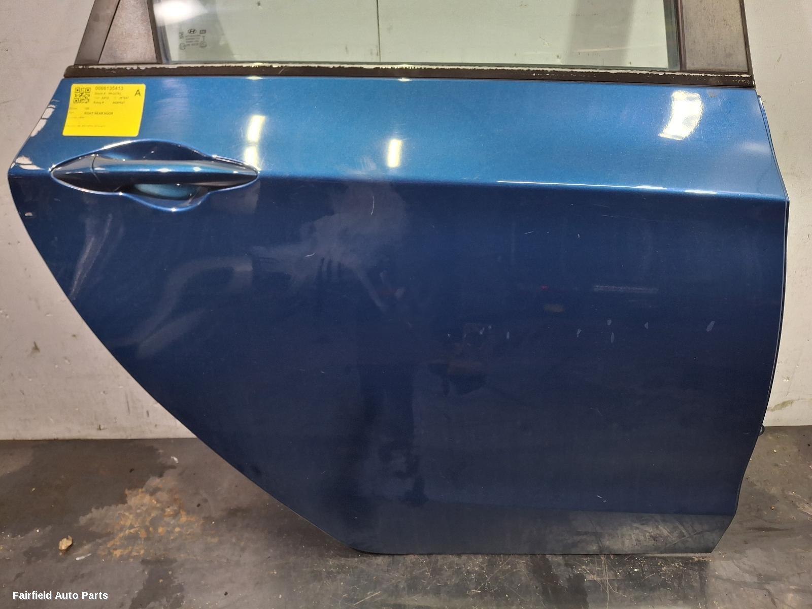 2012-2017 Hyundai I30 Right Rear Door Sliding