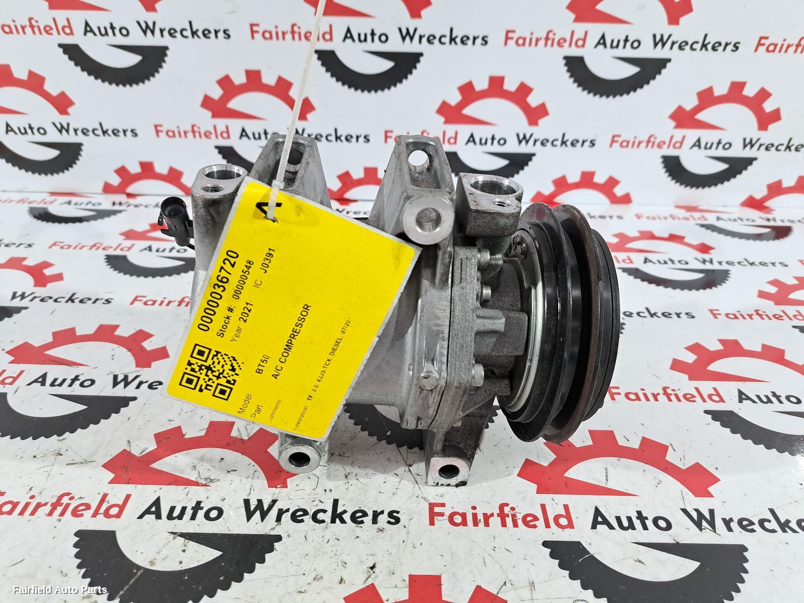 2020-2022 Mazda Bt50 A C Compressor