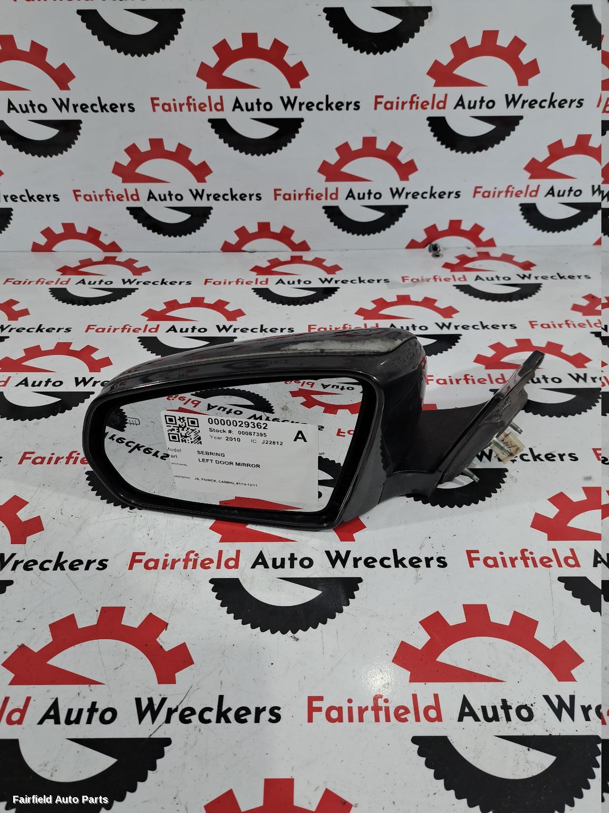 2010 Chrysler Sebring Left Door Mirror