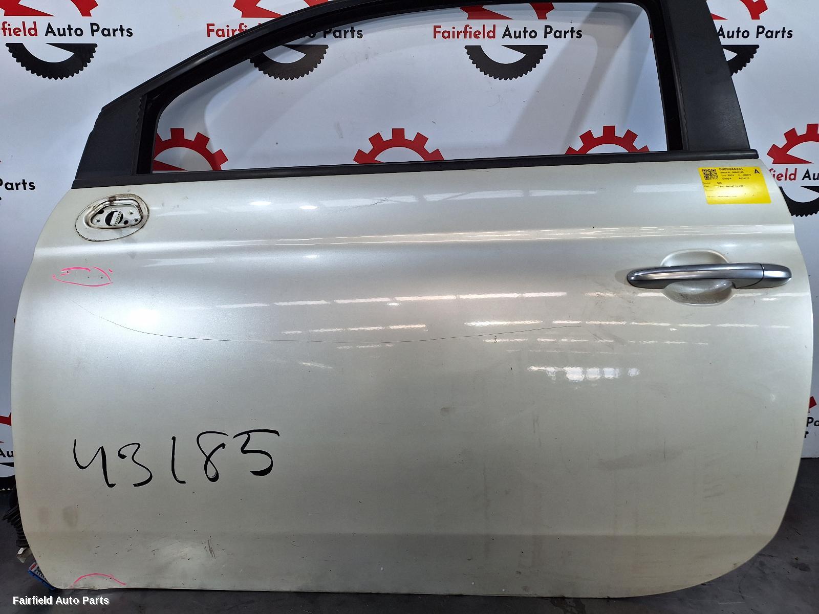 2013 Fiat 500 Left Front Door