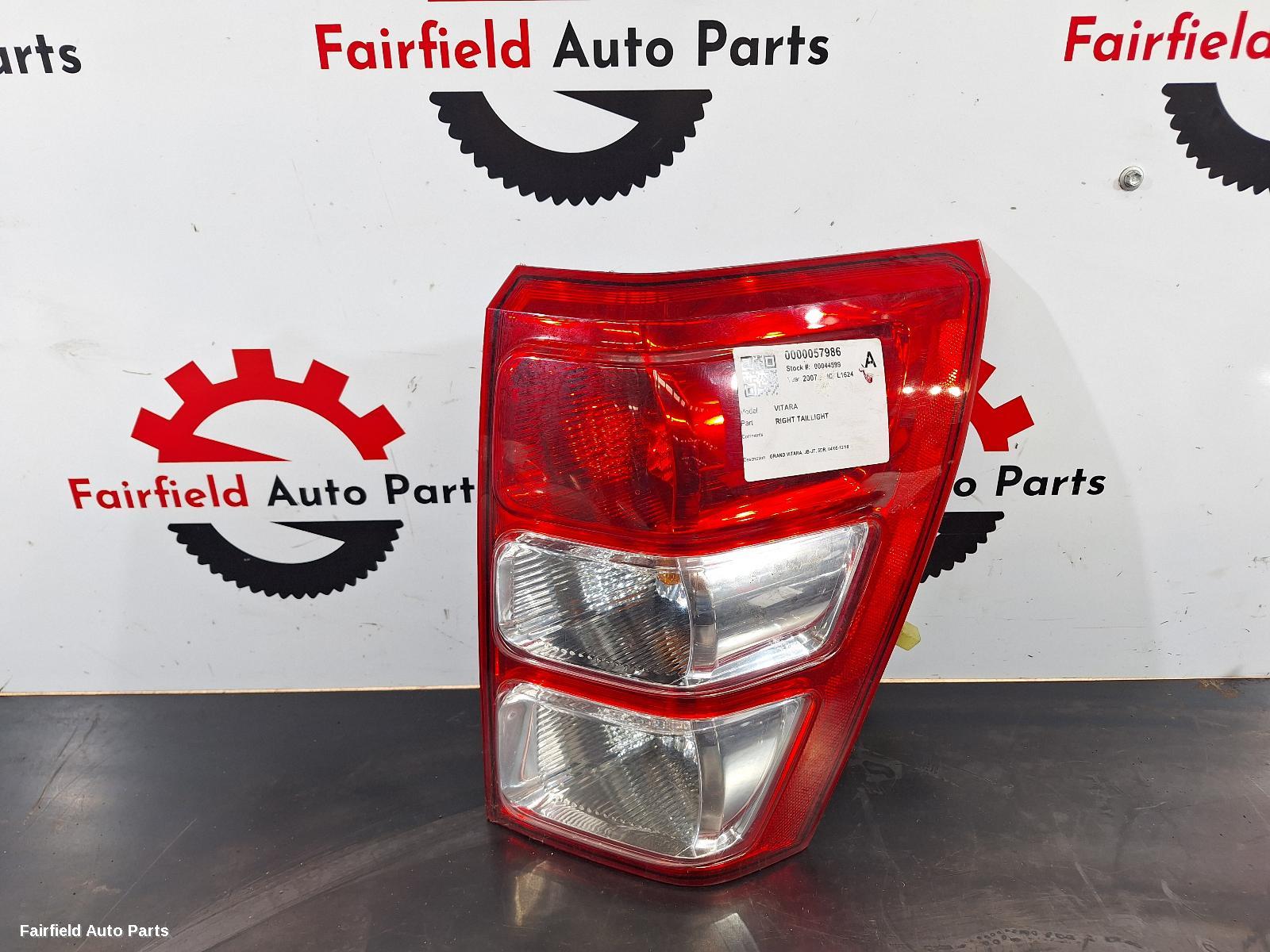 2007 Suzuki Vitara Right Taillight