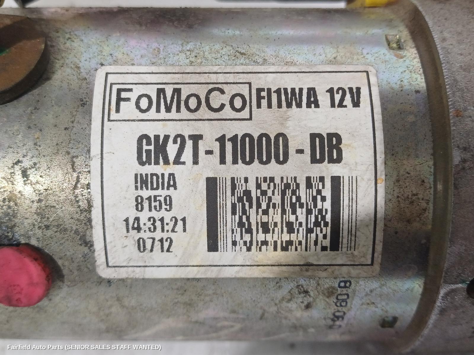 2019 Ford Transit Starter