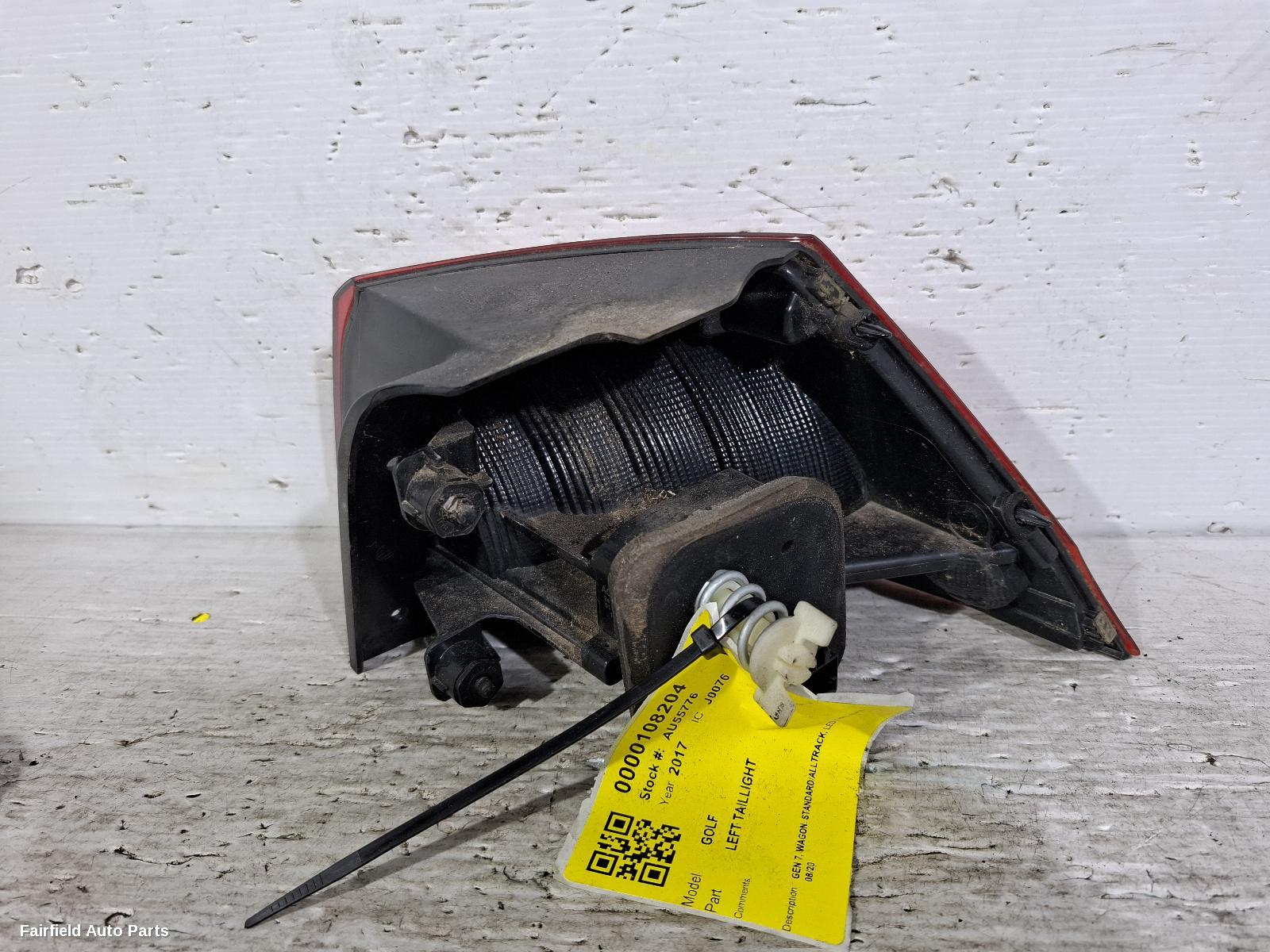 2017-2020 Volkswagen Golf Left Taillight