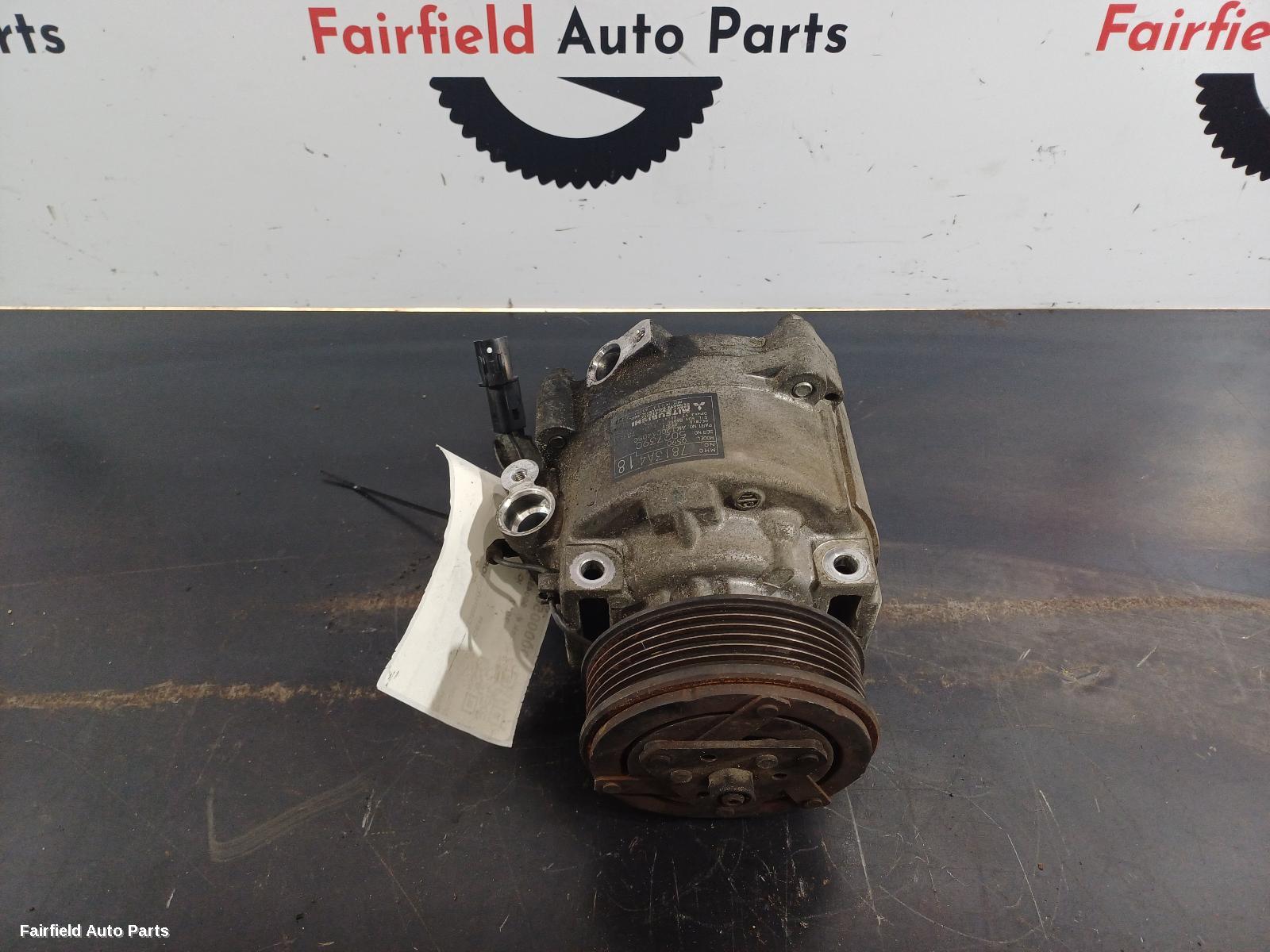 2012 Mitsubishi Lancer A C Compressor