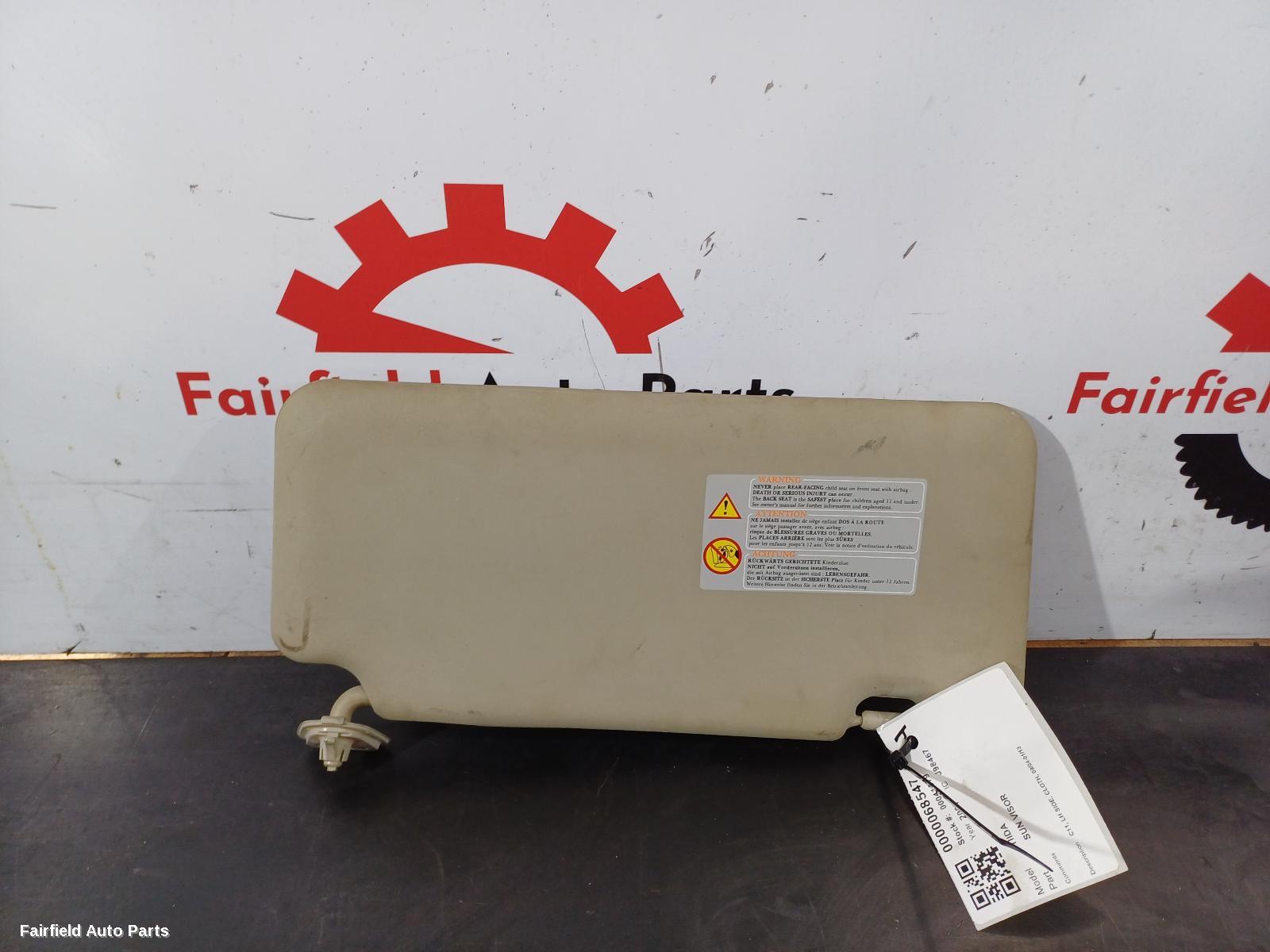 2004-2013 Nissan Tiida Sunvisor