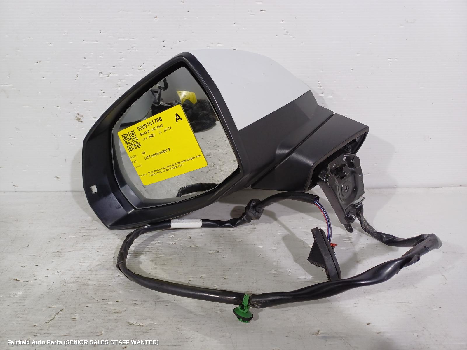 2022 Audi Q5 Left Door Mirror