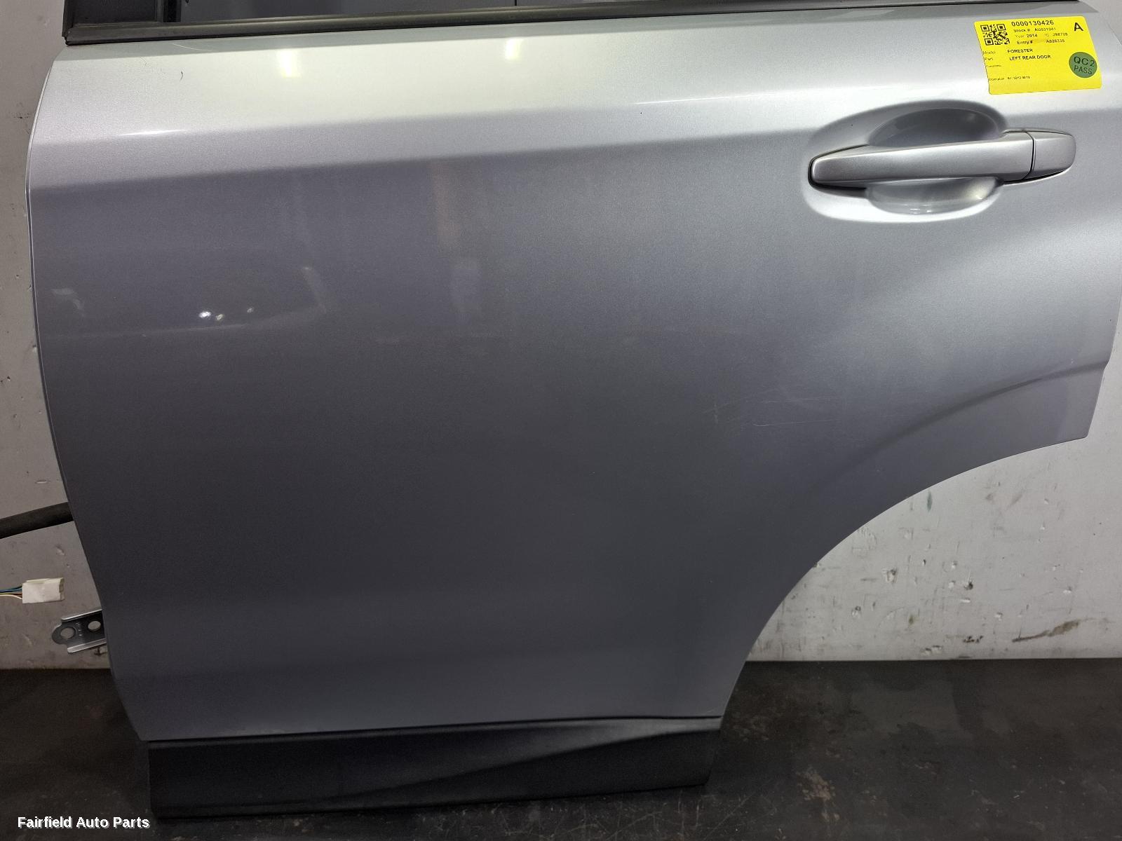 2012-2018 Subaru Forester Left Rear Door Sliding