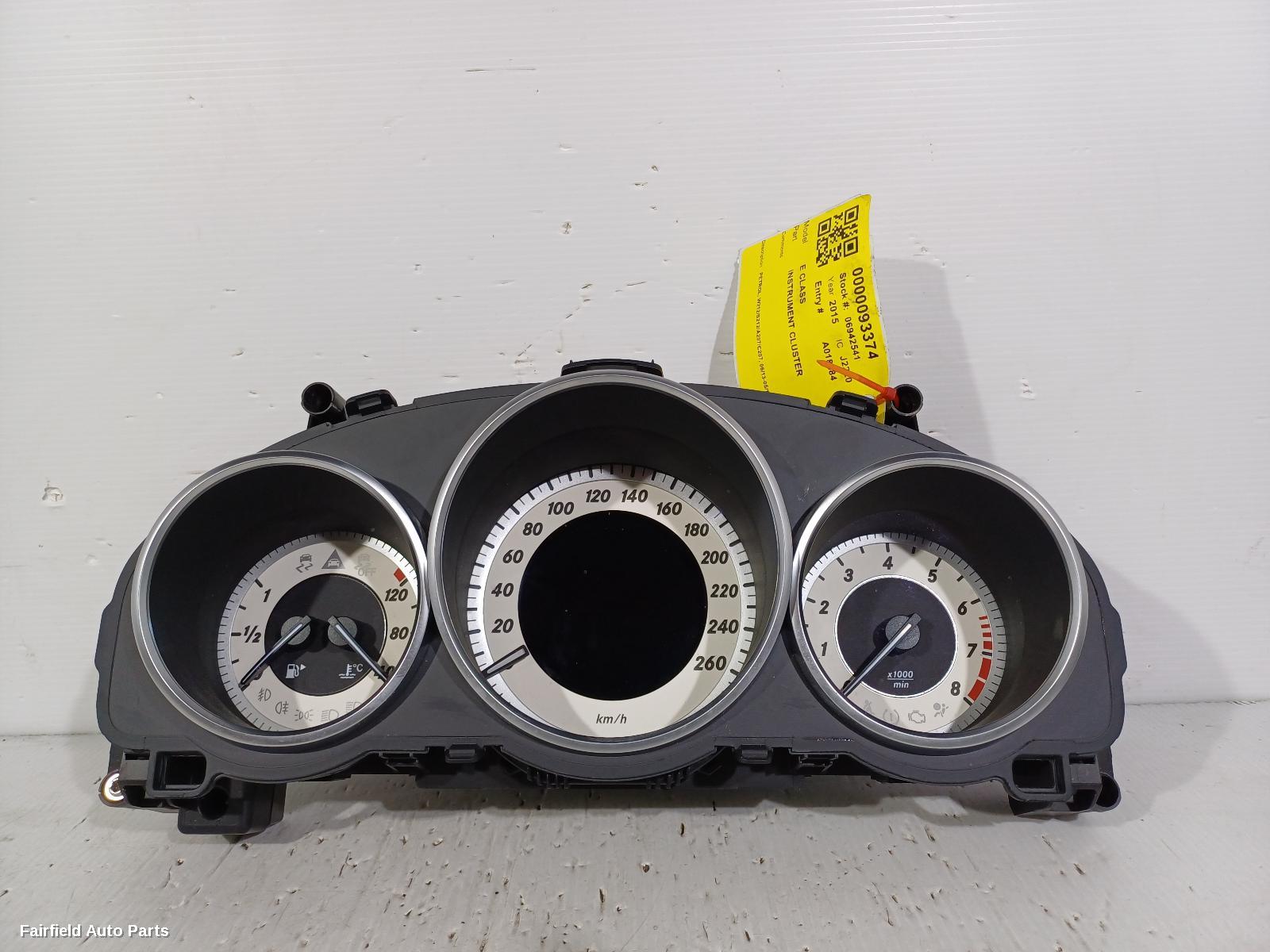 2013-2016 Mercedes E Class Instrument Cluster
