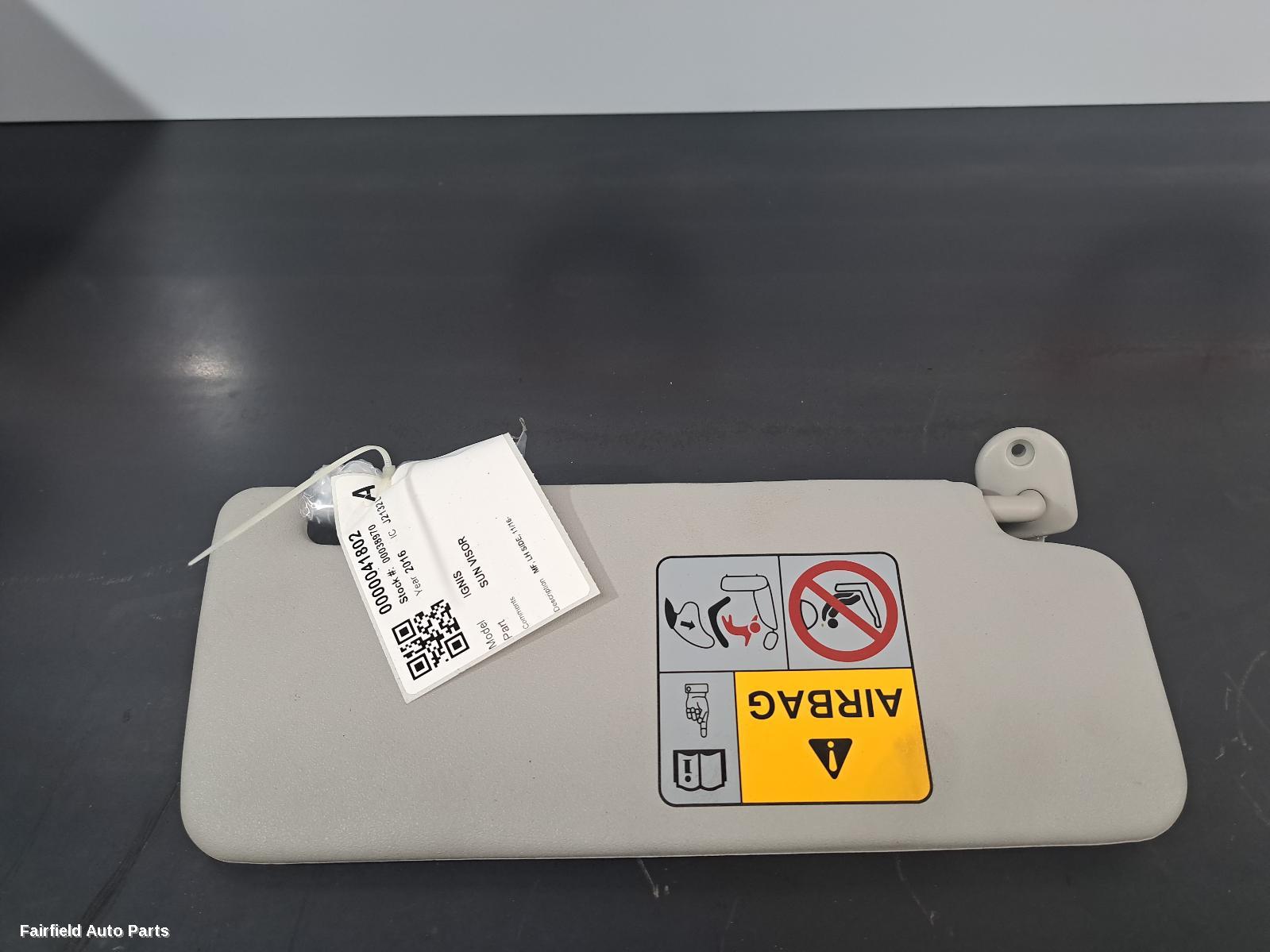 2016-2025 Suzuki Ignis Sunvisor