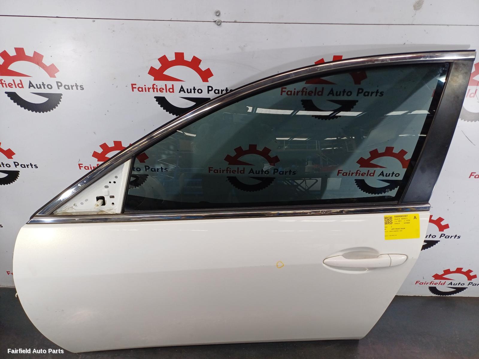 2008-2012 Mazda 6 Left Front Door