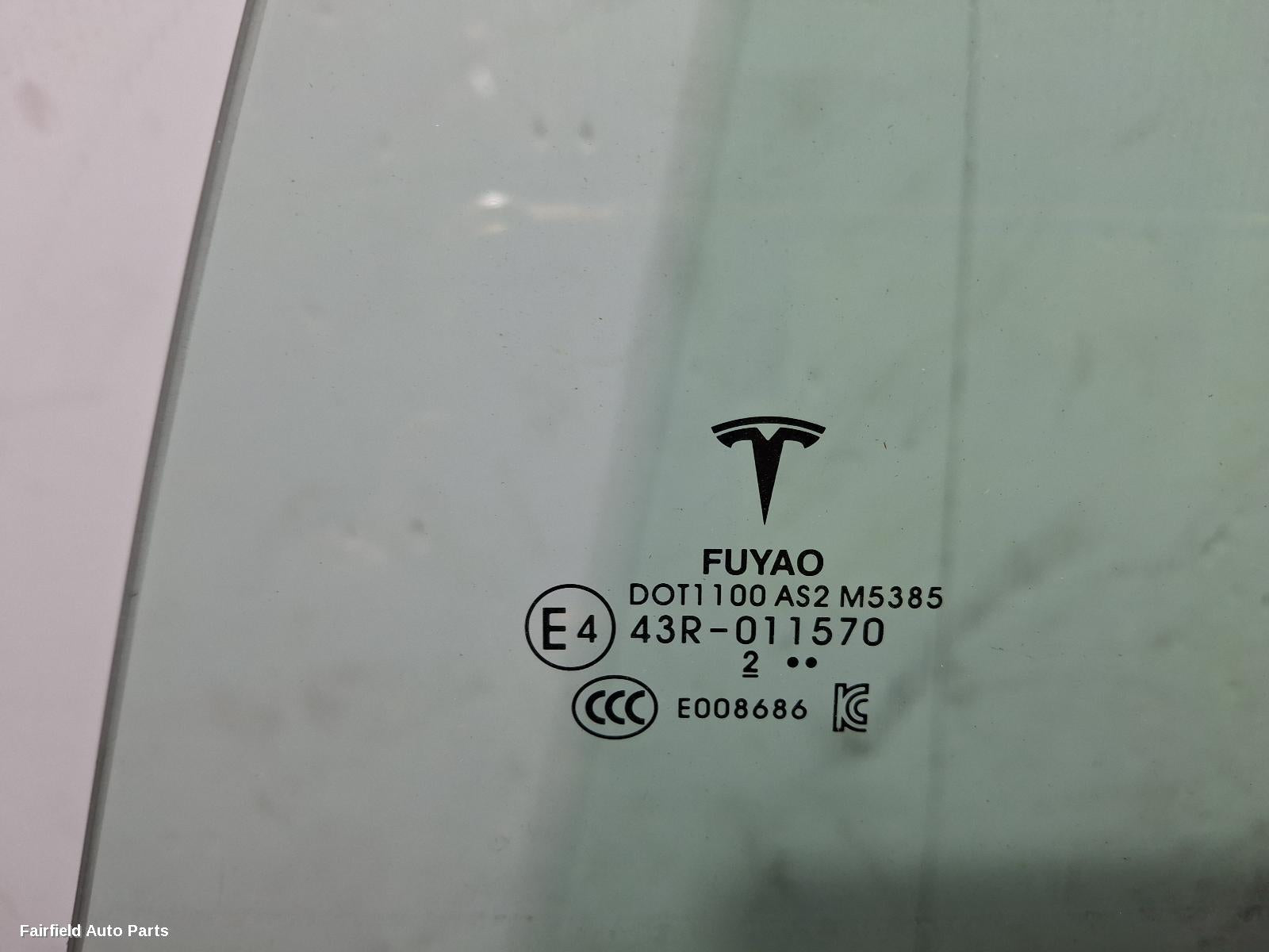 2019-2026 Tesla Model 3 Left Rear Door Window