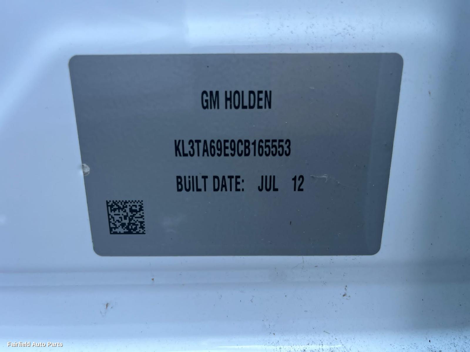 2012 Holden Barina Left Door Mirror