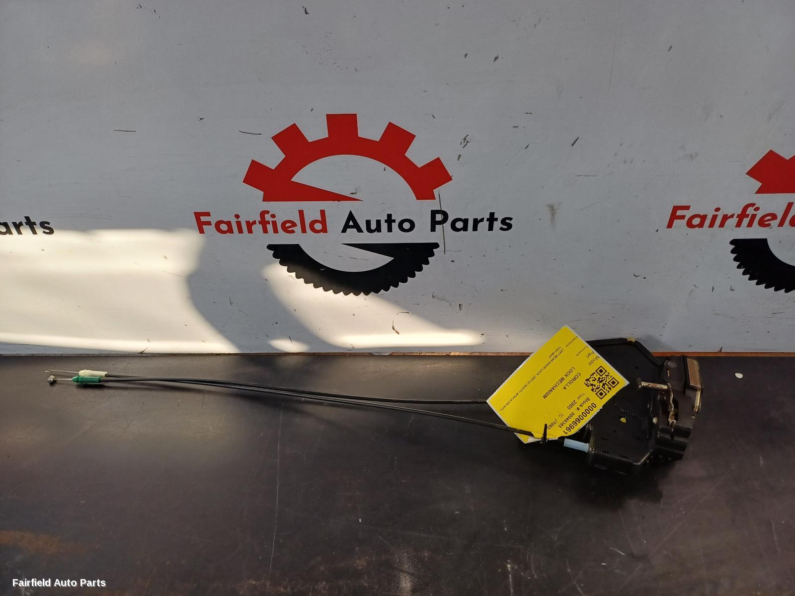 2001-2007 Toyota Corolla Door Boot Gate Lock