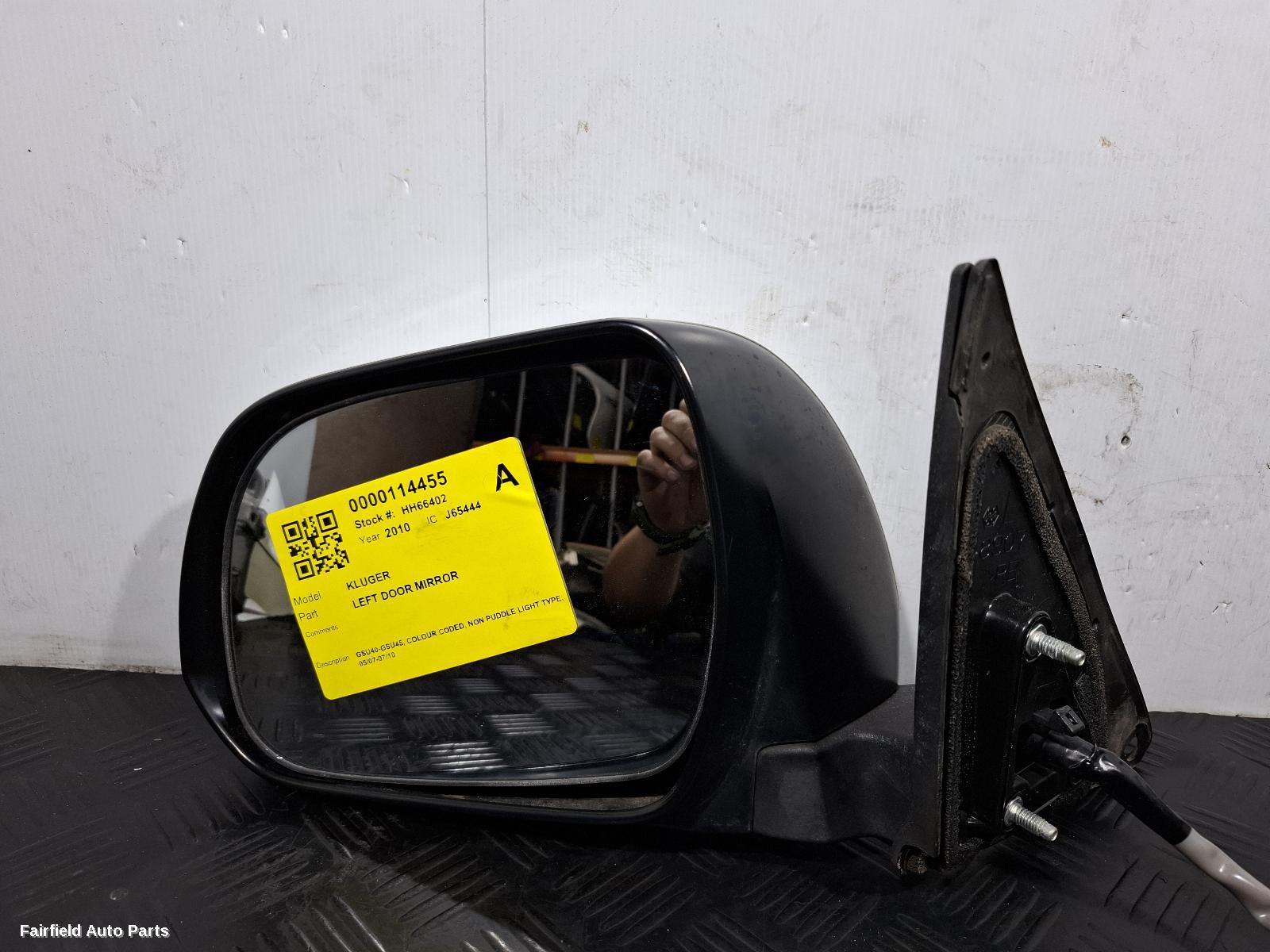 2007-2010 Toyota Kluger Left Door Mirror