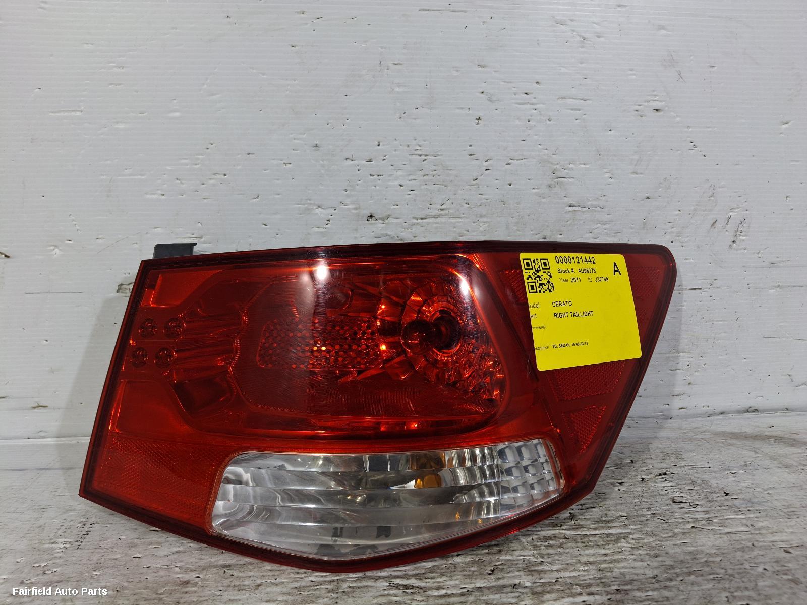 2008-2013 Kia Cerato Right Taillight