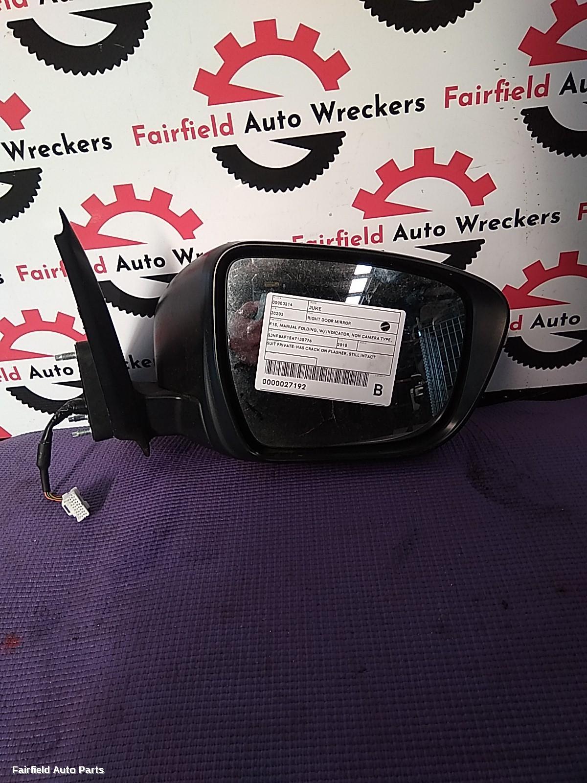 2015-2019 Nissan Juke Right Door Mirror
