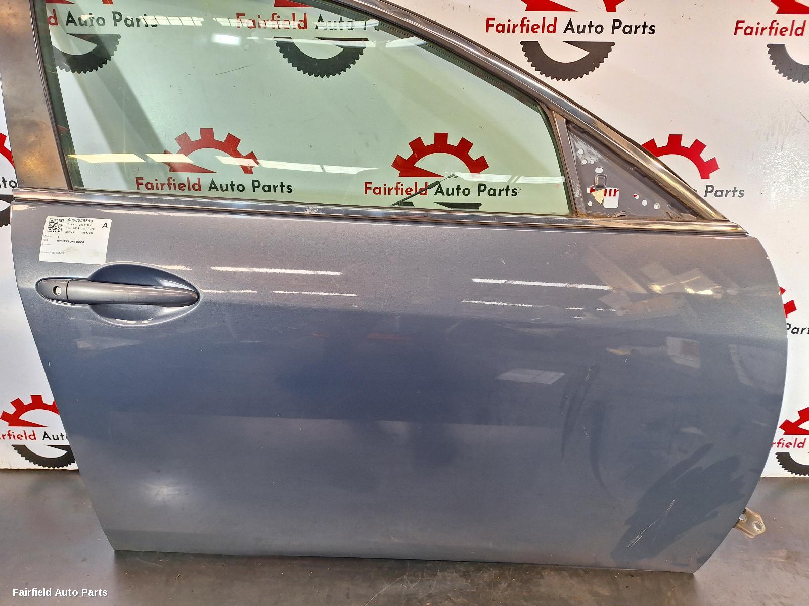 2008-2012 Mazda 6 Right Front Door