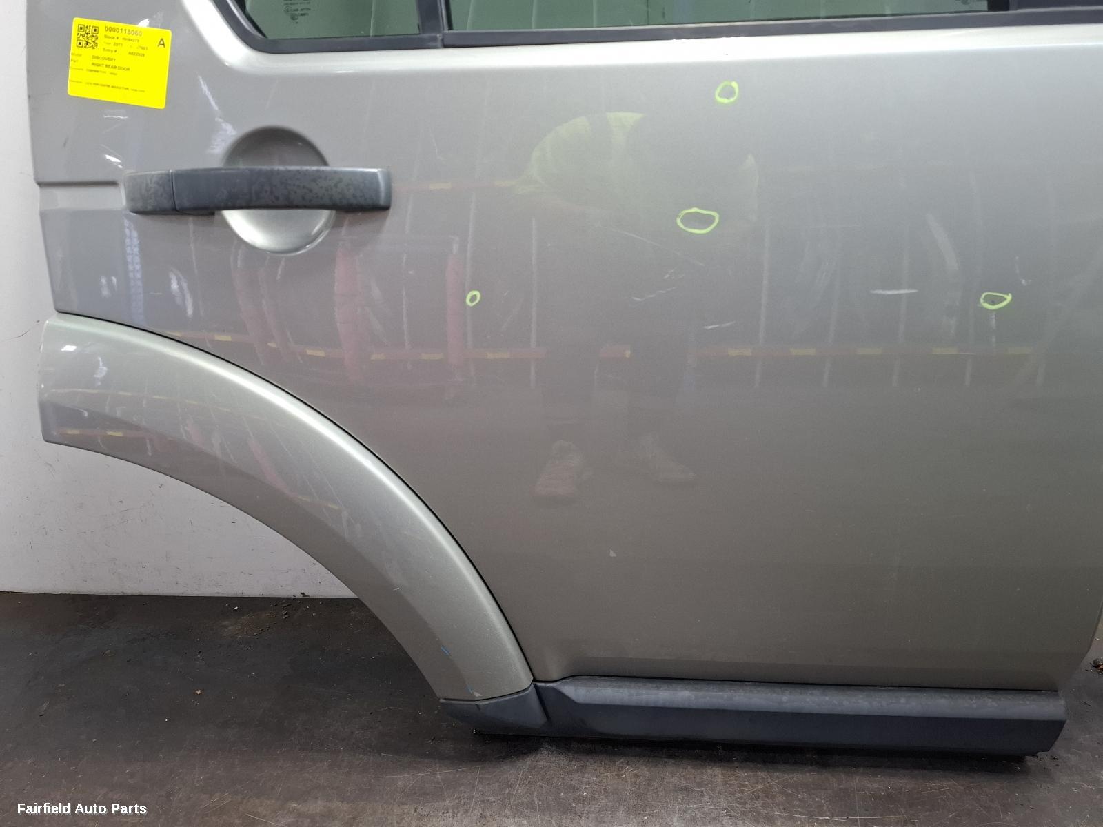 2009-2016 Land Rover Discovery Right Rear Door Sliding