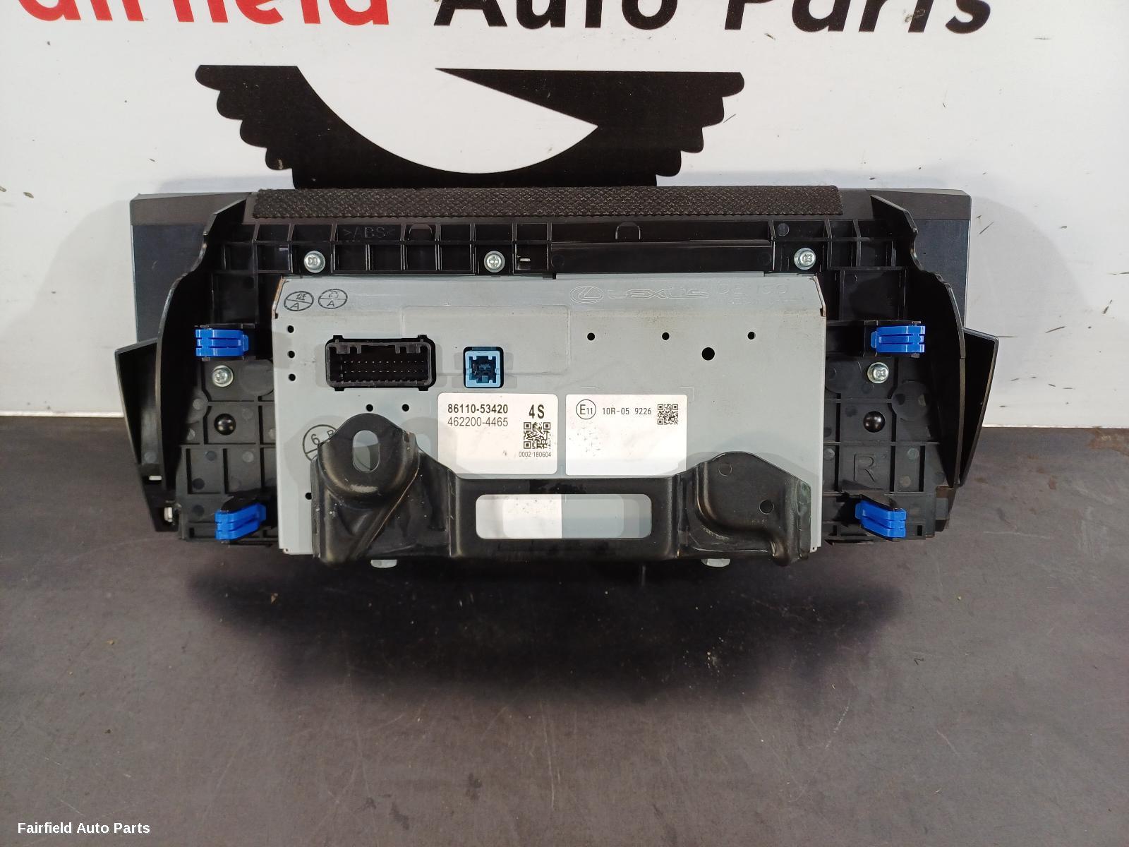 2016-2020 Lexus Is Series Radio Cd Dvd Sat Tv