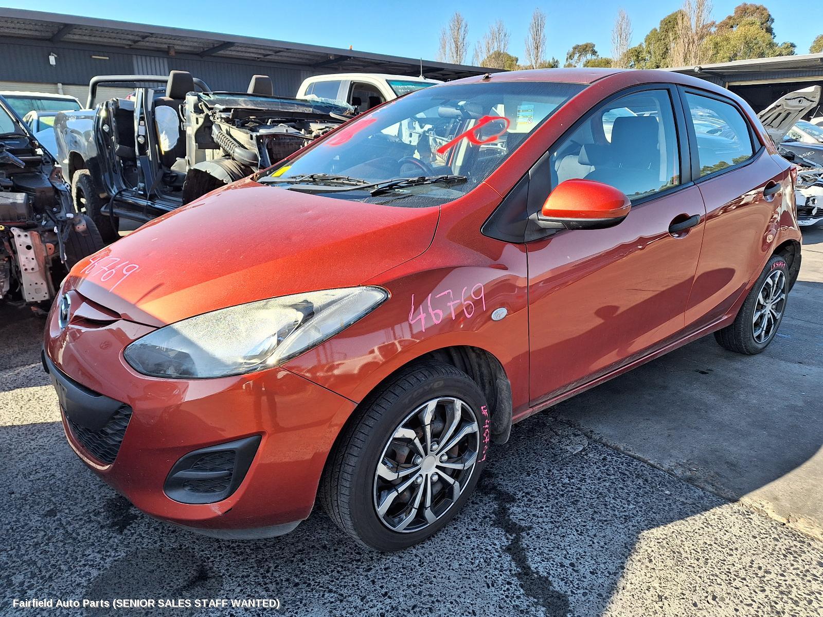 2010 Mazda 2 Left Taillight