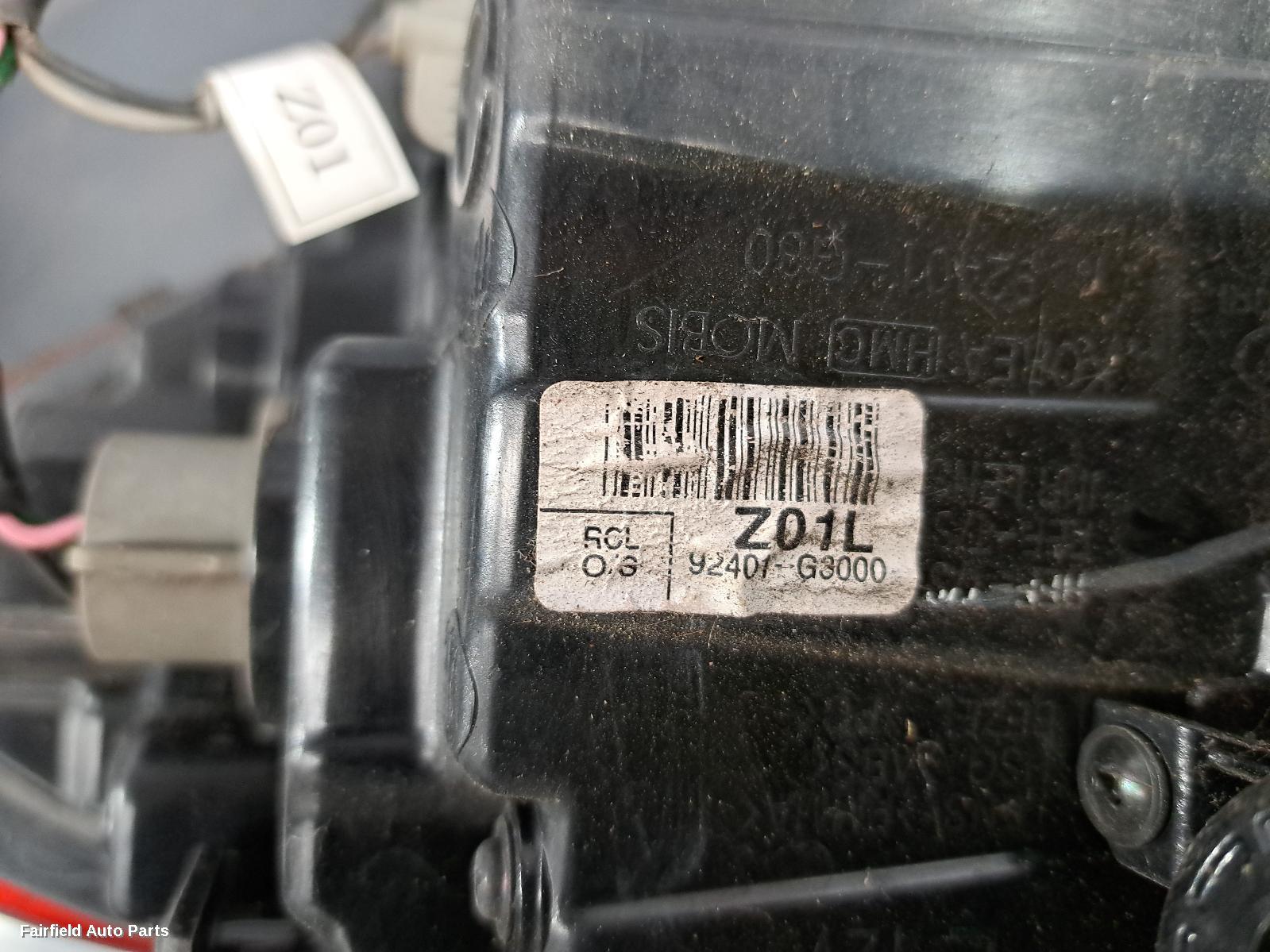 2018 Hyundai I30 Left Taillight